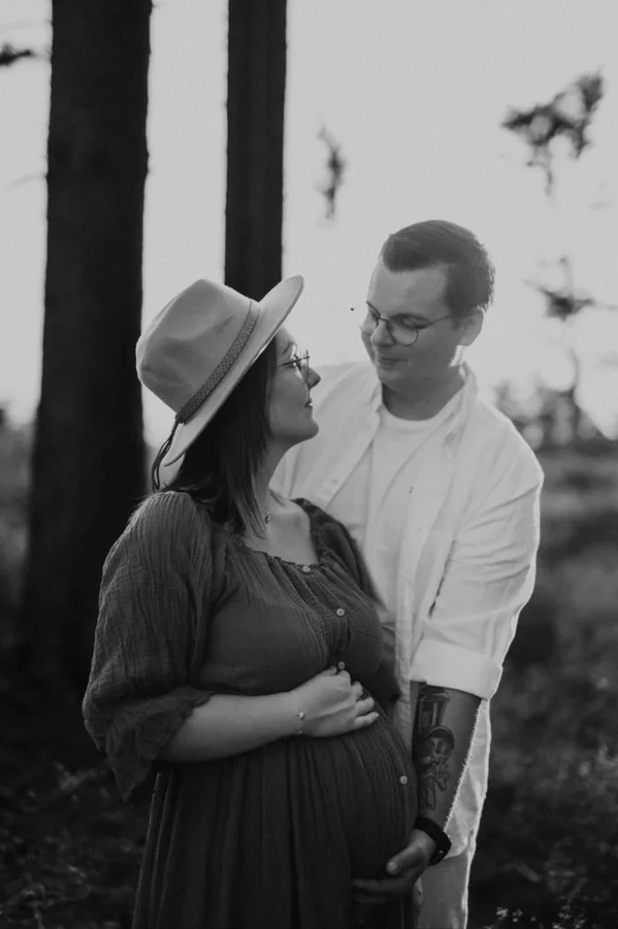 Babybauch Fotoshooting